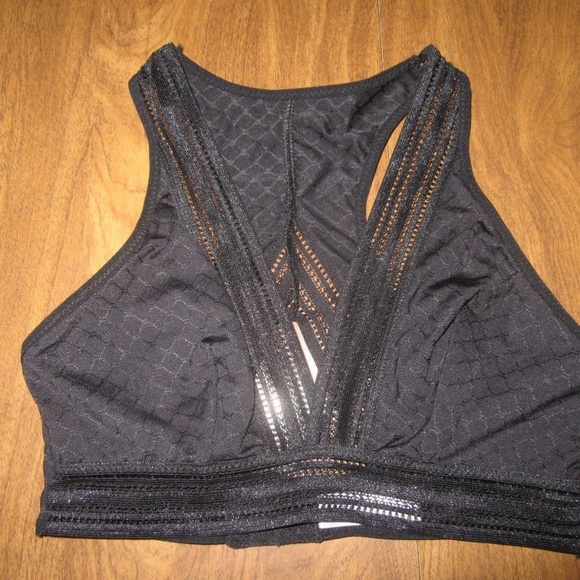 (2) Laura Ashley Medium Bralettes Nude Black NWT - Picture 5 of 7